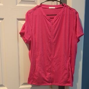 Vibrant Pink Short Sleeve Women's Tee